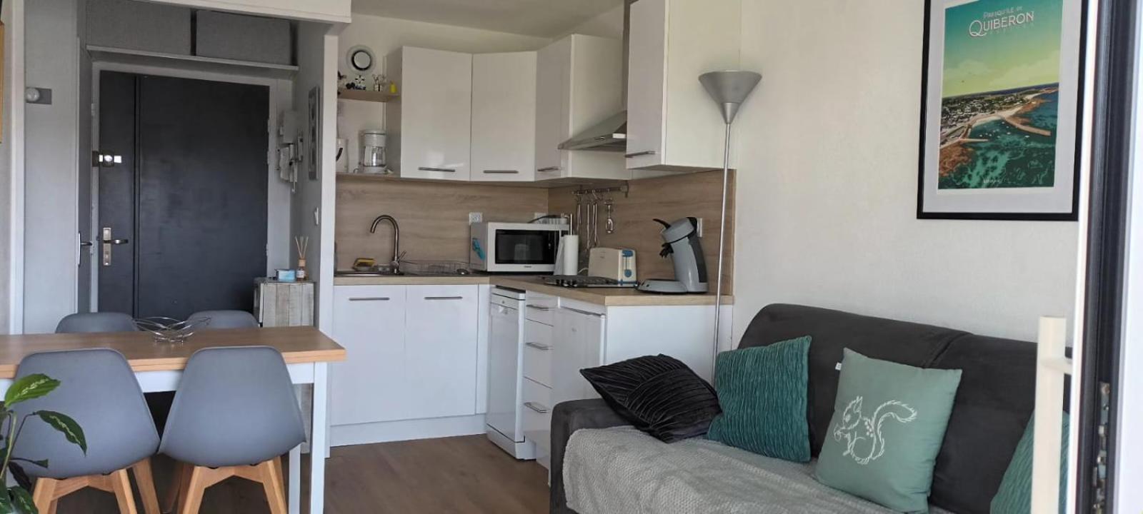 Appartement Cocon A Quiberon Dans Residence Calme, Plages Et Centre Ville A Pied Ou A Velo Pour 2 A 4 Personnes Eksteriør billede